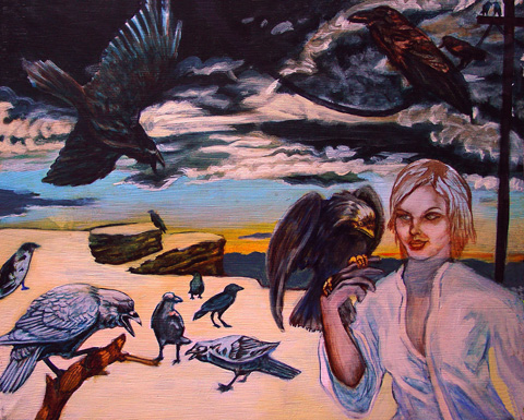 Crow Painting
