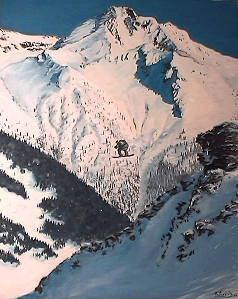 Sno Mtn Painting